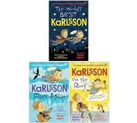 Astrid Lindgren Karlsson Collection 3 Books Set (The World's Best Karlsson, Karlsson Flies Again & Karlsson on the Roof)