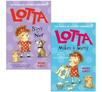 Astrid Lindgren Lotta Collection 2 Books Set (Lotta Says 'No!' & Lotta Makes a Mess)