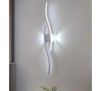 AstrizLamp Applique da Parete LED Interno, Moderna Bianco Lampada da Parete soggiorno Linea Lunga Up Down Lampada a Muro Alluminio 3 Colori Dimmerabili per Camera da Letto Soggiorno Corridoio 60cm