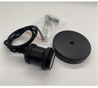 AstrizLamp Sospensione Portalampada E27 Supporto Lampada, Sospensione E27 con Anello a Vite Cavo Tessile Regolabile 100cm Kit Vintage Montaggio a Pendente Lampada (Nero Elegante)