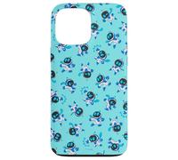 Astro Bot All-Over Print Repeating Poses Aqua Video Game Custodia per iPhone 13 Pro Max