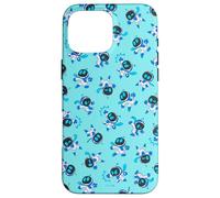 Astro Bot All-Over Print Repeating Poses Aqua Video Game Custodia per iPhone 16 Pro Max