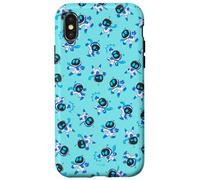 Astro Bot All-Over Print Repeating Poses Aqua Video Game Custodia per iPhone X/XS