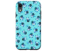 Astro Bot All-Over Print Repeating Poses Aqua Video Game Custodia per iPhone XR