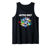 Astro Bot And Friends Character Burst Colorful Video Game Canotta