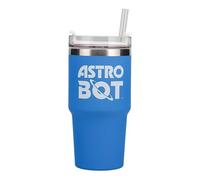 Astro Bot Gamer Cup 600 ml (20 once) Tazza termica da viaggio con coperchio multi-way e finitura morbida al tatto, mantiene le bevande calde o fredde, bottiglia d'acqua riutilizzabile per giocatori e
