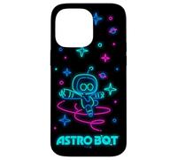 Astro Bot Neon Style Stars and Planets Video Game Custodia per iPhone 14 Pro Max