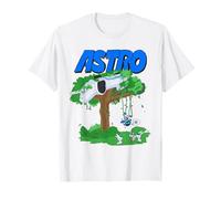 Astro Bot Tree Crash with Bunnies Fun Video Game Maglietta