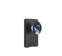 Astro Bot Waving Portrait on Grid Space Video Game PopSockets PopWallet per MagSafe