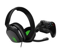 ASTRO Gaming A10 Cuffie Gaming Cablate e MixAmp M60 su Controller, ASTRO Audio, Dolby ATMOS, Controllo Bilanciamento Gioco/Voce, per Xbox Series X|S, Xbox One, Grigio/Verde