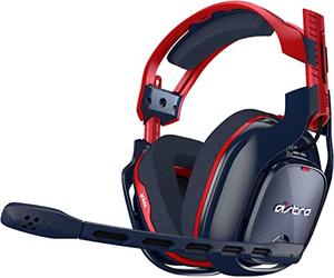 ASTRO Gaming A40 TR-X Edition Cuffie Gaming Cablate, Dolby ATMOS, Jack Audio 3,5 mm, Microfono Intercambiabile, per Xbox Series X|S, Xbox One, PS5, PS4, PC, Mac, Nintendo Switch, Mobile - Rosso/Blu