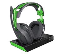ASTRO Gaming A50 Cuffia con Microfono Wireless e Base di Ricarica con Audio Dolby Surround 7.1, Compatibile con Xbox One, PC, Mac, Grigio/Verde