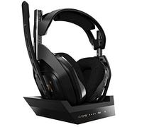 ASTRO Gaming A50 Cuffia Wireless + Stazione Base di Ricarica, 4° Gen, Dolby Audio, Controllo Equilibrio Gioco/Voce, 2.4 GHz Wireless, 15 m di portata per Xbox Series X|S, Xbox One, PC, Nero/Oro