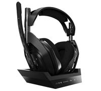 ASTRO Gaming A50 + Stazione Base Cuffie senza fili ad archetto Play Nero, Argento - Nouvo