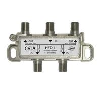 Astro HFD 4 Splitter per cavi Argento - Separatori o switch di cavi (Splitter per cavo, 5-2400 MHz, Argento, F)