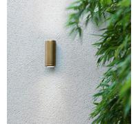 Astro Jura Twin Lampada da Parete Per Esterni LED Ottone Massiccio