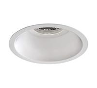 Astro Minima Slimline - Faretto rotondo da bagno, IP65, ignifugo, IP65, bianco opaco, lampada LED GU10, progettata nel Regno Unito, 1249034