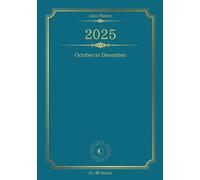 Astro Planner 2025 October to December: A5 ロンドンブルートパーズ