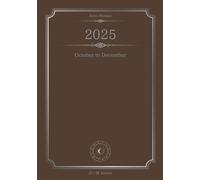 Astro Planner 2025 October to December: A5 SmokyQuartz