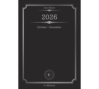 Astro Planner 2026 October - December: BlackDiamond