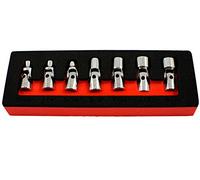 Astro Pneumatic Tool 7407 1/4-Inch Unità Flex Socket Set, 6 Point - SAE, 7 pezzi