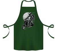 Astro Scooter Spaceman Biker Moto MOD Grembiule In Cotone 100% Biologico