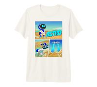 Astrobot Astro Flys Away On Playstation Controller Comic Maglietta Premium