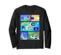 Astrobot Rescue Mission Gone Wrong Comic Style Panels Maglia a Manica