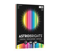Astrobrights - Cartoncino colorato, 21,6 x 27,9 cm, 29,5 kg/176 g/m², assortimento a 25 colori, 75 fogli (80944-01)