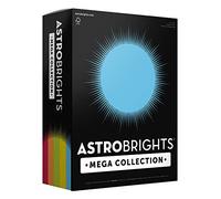 Astrobrights Mega Collection, Carta colorata, Assortimento classico di 5 colori, 625 fogli, 10,9 kg/89 g/m², 8,5 "x 11" - Altri fogli! (91623)