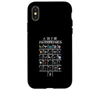 Astrofisica A-Z Scienza ABC Scienziato Science Custodia per iPhone X/XS