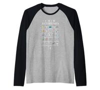 Astrofisica A-Z Scienza ABC Scienziato Science Maglia con Maniche Raglan