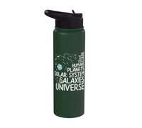 Astrofisica Quantistica Schiuma Quark Elettroni Astrofisico Stainless Steel Insulated Water Bottle