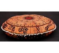 Astrologia Arazzo Pavimento Indiano Cuscino Meditazione Copricuscino Pouf 81.3cm
