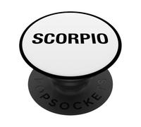 Astrologia del cerchio dello Scorpione PopSockets PopGrip Adesivo