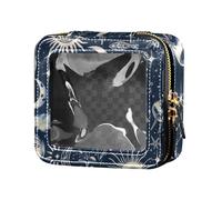 Astrologia Impermeabile Trasparente Trucco Bag Impermeabile Viaggio Toiletry Bag Mini Contenitori Trucco per le Donne, astrologia, 1 size