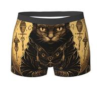 Astrologia Occulta del Gatto Uomo Boxer Shorts Classico Boxer Aderenti Moda Underwear XXL