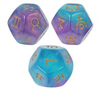 Astrologici A 12 Facce 3 Pezzi, Divinazione, Astrologia, Accessori per Car8063