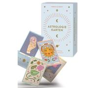 Astrologiekarten: Astrologiekarten mit Buch, Set für Anfänger: ausführliche Beschreibungen zu Fragen, Karten und Legetechniken