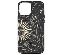 Astrology Astronomy Zodiac Signs and Eclipse Design Custodia per iPhone 12 Pro Max