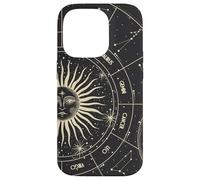 Astrology Astronomy Zodiac Signs and Eclipse Design Custodia per iPhone 14 Pro