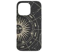 Astrology Astronomy Zodiac Signs and Eclipse Design Custodia per iPhone 14 Pro Max