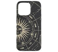 Astrology Astronomy Zodiac Signs and Eclipse Design Custodia per iPhone 15 Pro Max