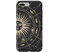 Astrology Astronomy Zodiac Signs and Eclipse Design Custodia per iPhone 7 Plus/8 Plus