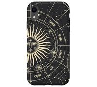 Astrology Astronomy Zodiac Signs and Eclipse Design Custodia per iPhone XR