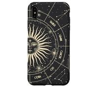 Astrology Astronomy Zodiac Signs and Eclipse Design Custodia per iPhone XS Max