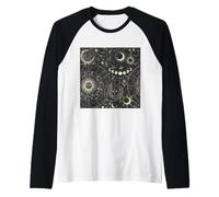 Astrology Astronomy Zodiac Signs And Eclipse Design Maglia con Maniche Raglan