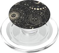 Astrology Astronomy Zodiac Signs and Eclipse Design PopSockets PopGrip per MagSafe