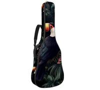 Astrology Space Cosmic Planet Shapes Leaves - Custodia per chitarra acustica, custodia per chitarra da 102 cm, 106,7 cm, con doppia tracolla regolabile e passante posteriore per gancio, Multicolore 05