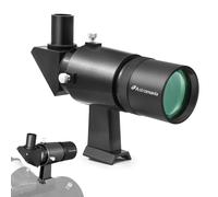 Astromania 9x50 Angled Finder Scope Black - You Will no Longer Need to Strain Your Neck at Difficult Angles and are Also able to Search for